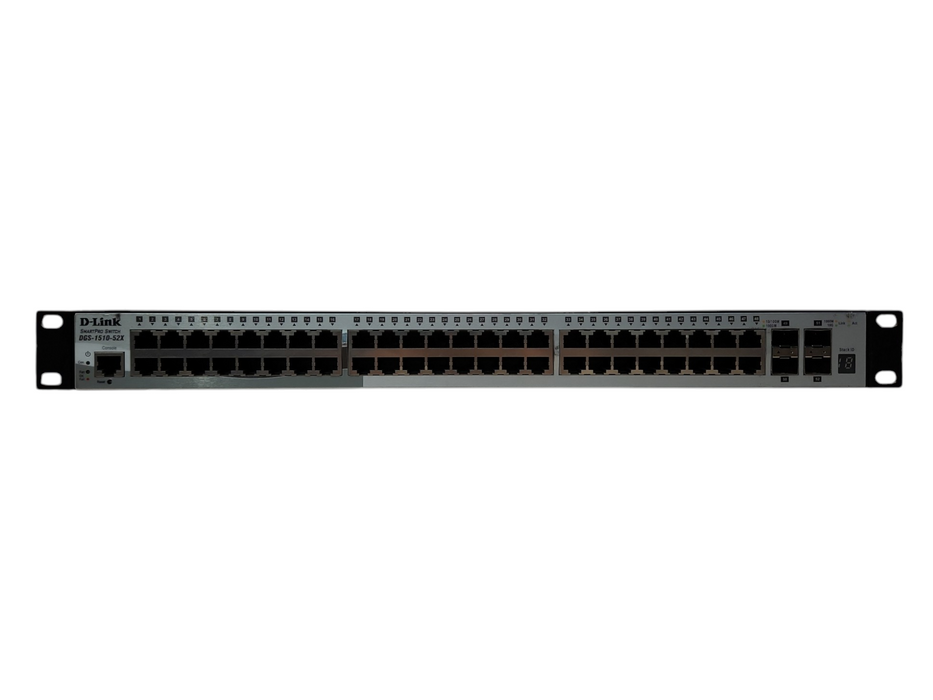 D-Link DGS-1510-52X 48-Port 1Gb Ethernet + 4-Port 10Gb SFP+ Stackable Switch