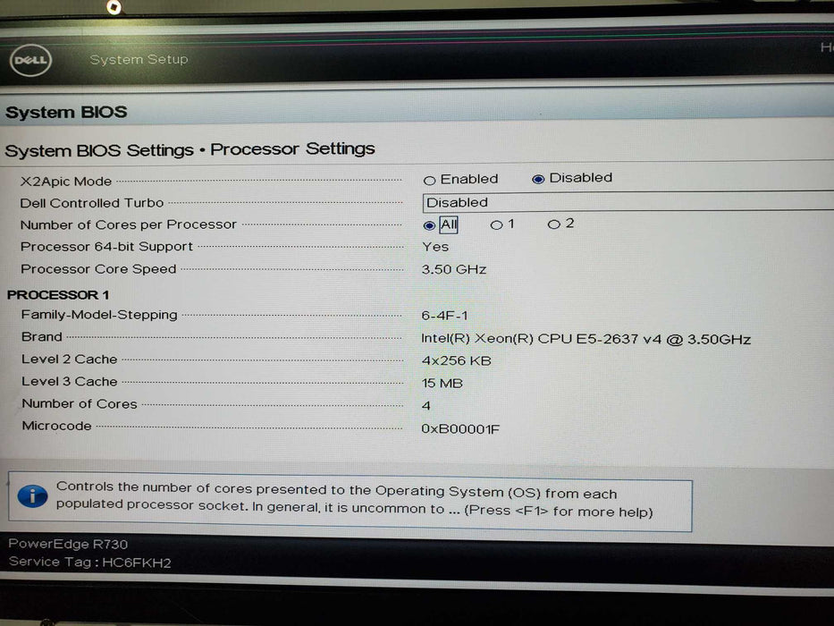 Dell PowerEdge R730 - Xeon E5-2637 v4 32GB DDR4 2x750W PSU