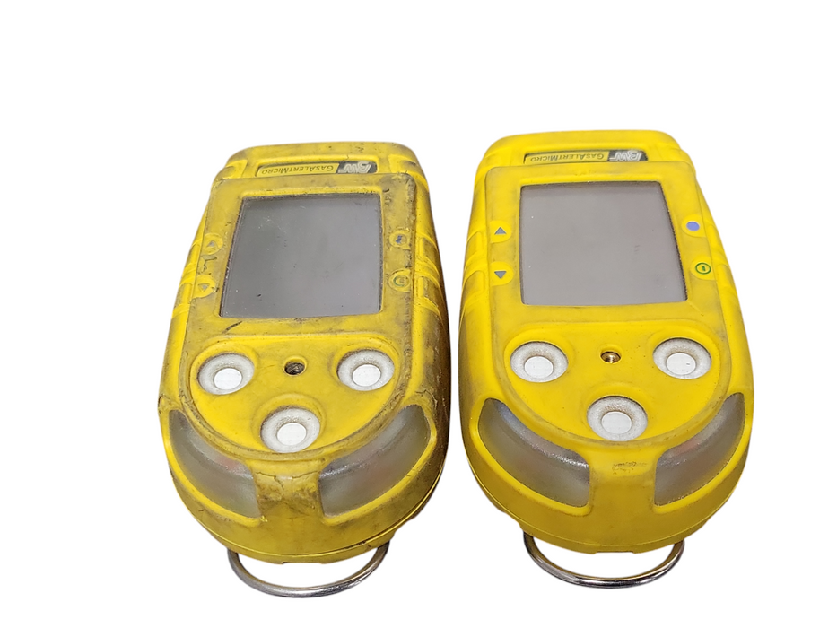 Lot of 2x BW GasAlert Micro Gas Alert Systems, READ _