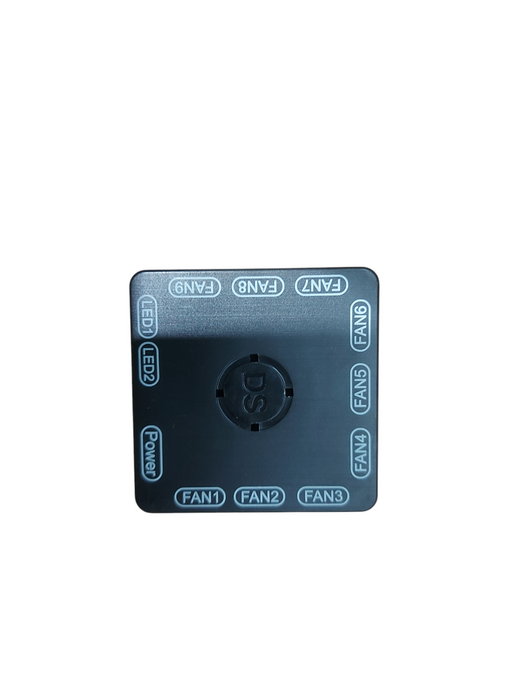 Lot 6x - DS Rainbow RGB LED 120MM Case Fans w/ sync controller