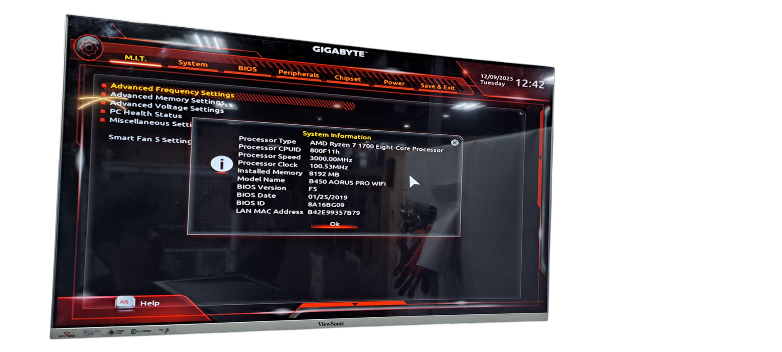 Custom PC-Ryzen 7-1700|8GB DDR4|GTX 1060 3GB GPU|NO HDD