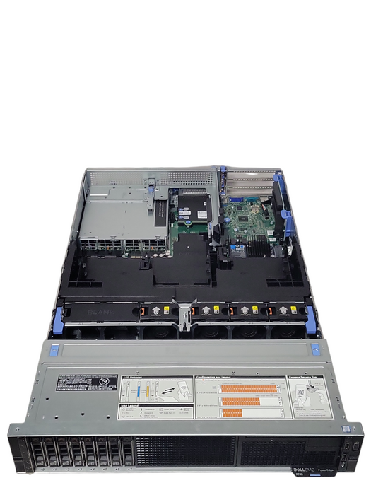 Dell PE R740, 1x Xeon silver 4110, 32GB, 4x 800GB SAS SSD + 4x 2TB SAS, SEE _
