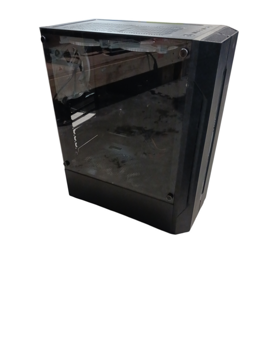 Power Train Tempered Glass Desktop Tower Case