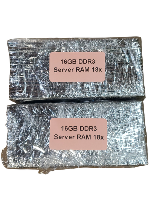 Lot of 36x, 16GB Assorted  DDR3 Server RAM