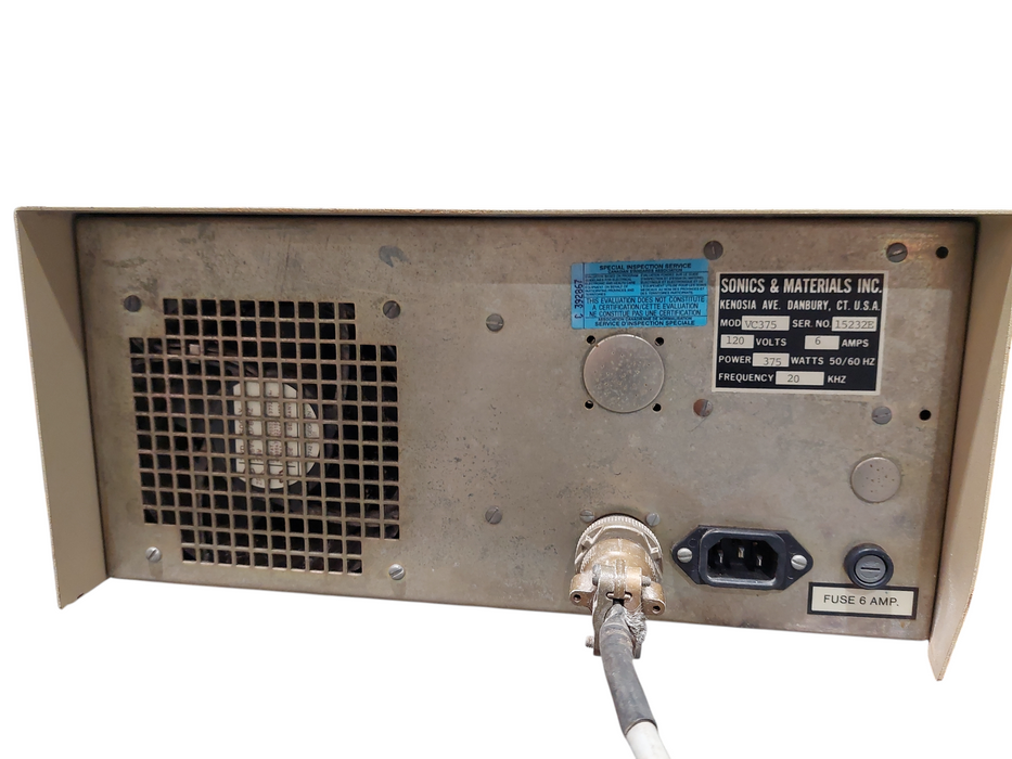 Sonics & Materials Inc. Model: VC375 Vibra Cell  =