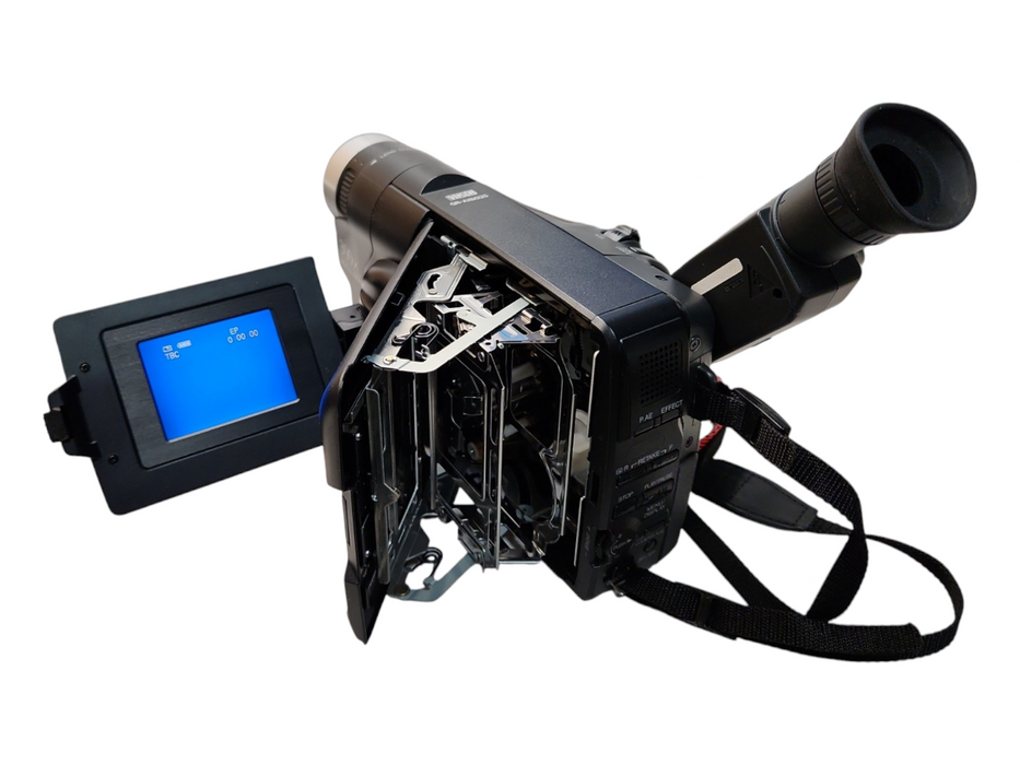 JVC GR-AXM225 VHS-C 300x Digital Zoom Analog Camcorder w/ Battery & Charger