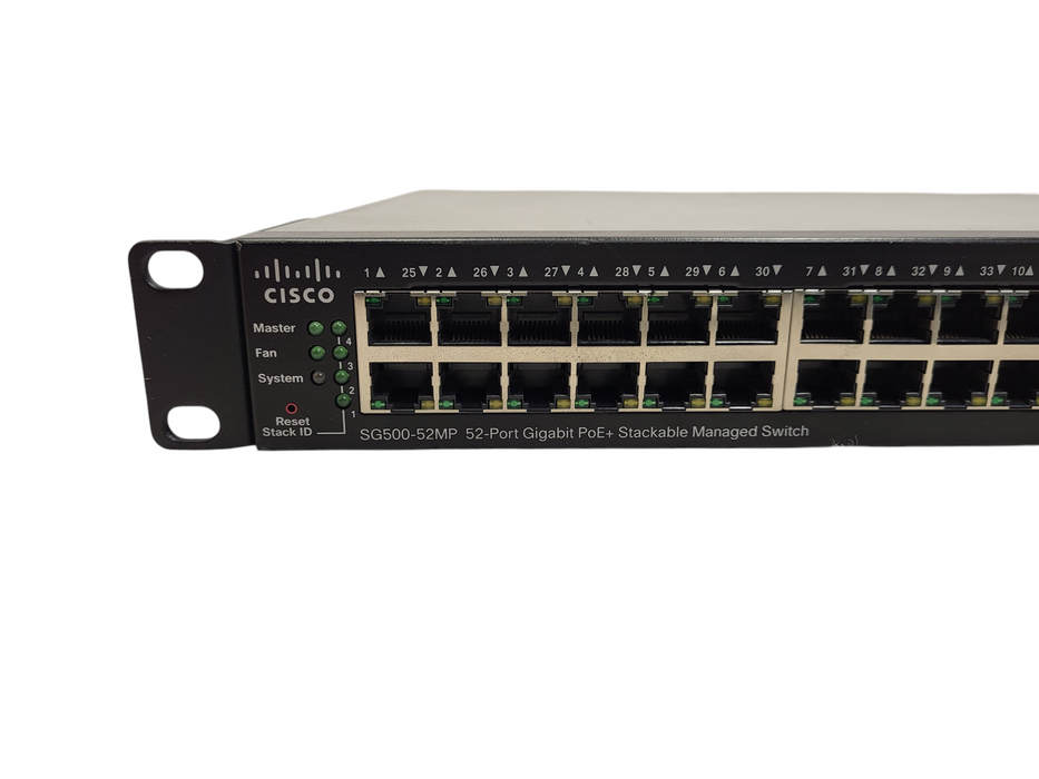 Cisco | SG500-52MP | 52-Port Gigabit Poe+ Stackable Managed Switch Q$