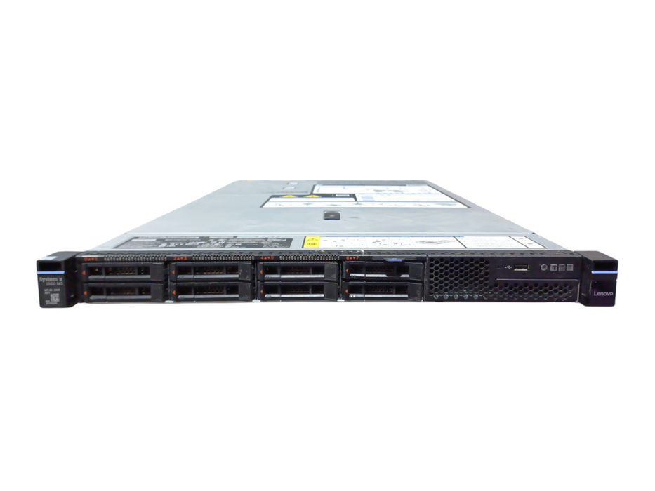 Lenovo X3550 M5 1U 8x 2.5", 2x Xeon E5-2620v4, 32GB DDR4, 8x1.2TB SAS,M5210
