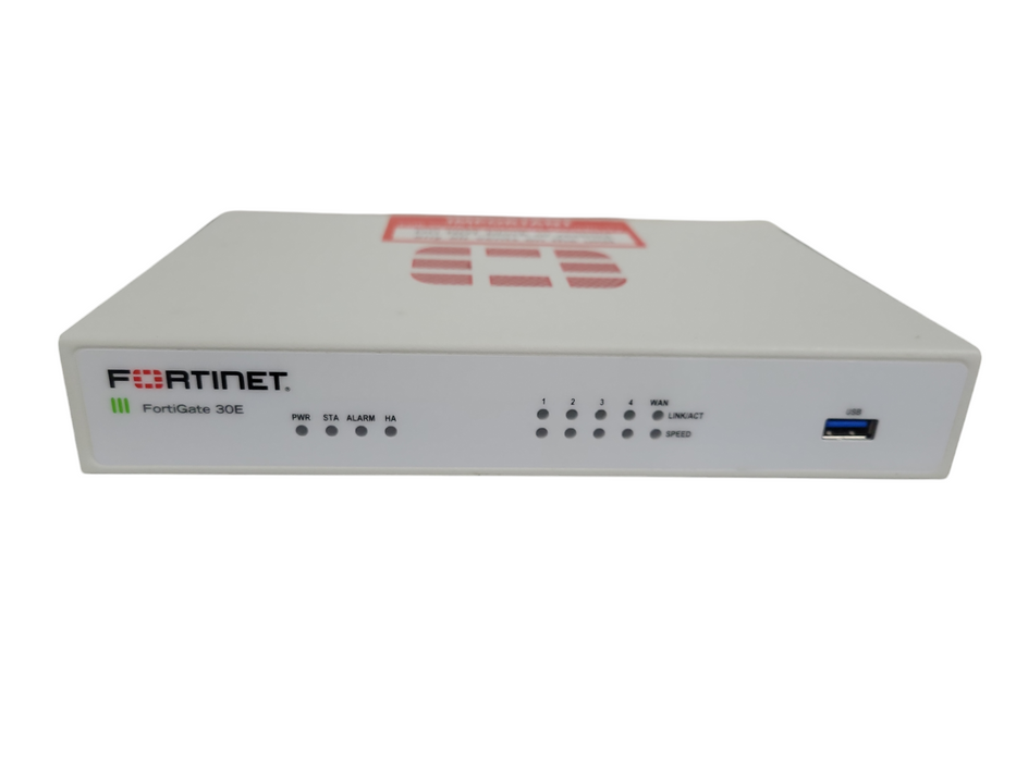 Fortinet FortiGate FG-30E, Network Security Firewall, Factory Reset !