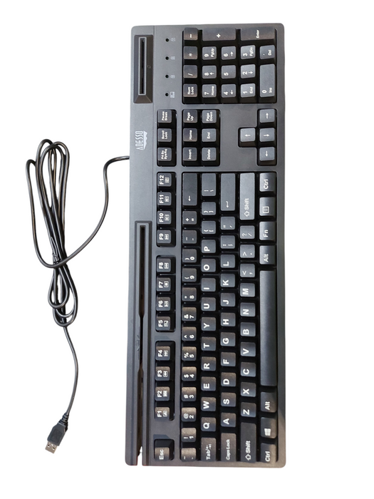 Adesso EasyTouch 630R AKB-630R Smart Card & Magnetic Stripe Reader Keyboard