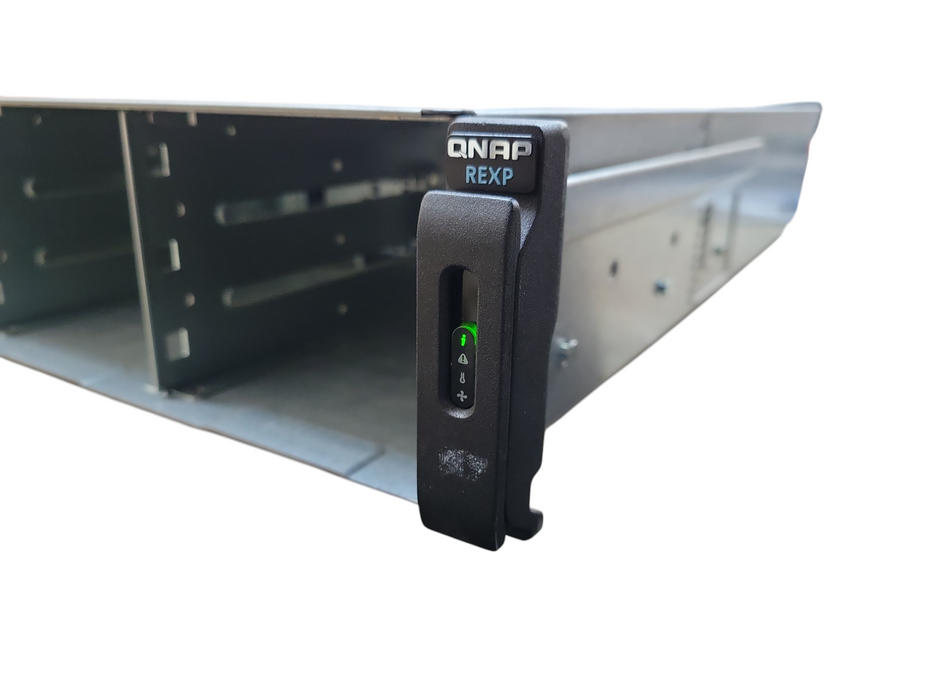 QNAP REXP-1200U-RP 12-Bay 2U Rackmount Expansion Unit No Caddies !