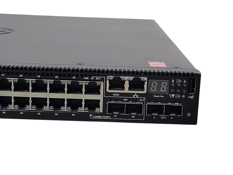 Dell Networking N3048 48-Port 1GbE 2-Port SFP+ Switch, 2x PSU _