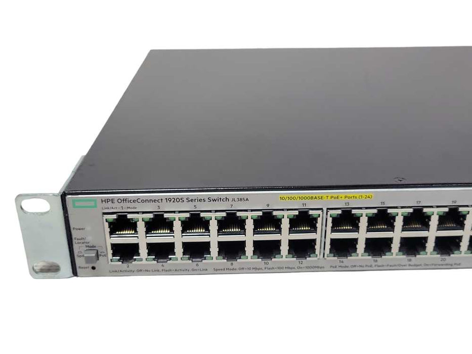 HPE OfficeConnect 1920s JL385A 24 Port Gigabit PoE+ Network Switch JL385A _