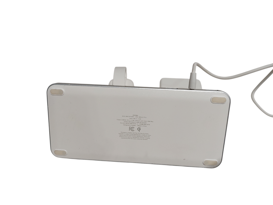 UBIOLABS Universal Wireless Charger Dock with Watch Section Model:AWC1070AW =