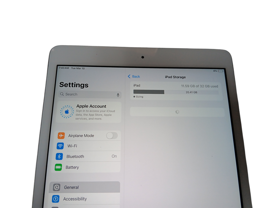Apple iPad 7th Gen - 32GB - Silver [A2197]