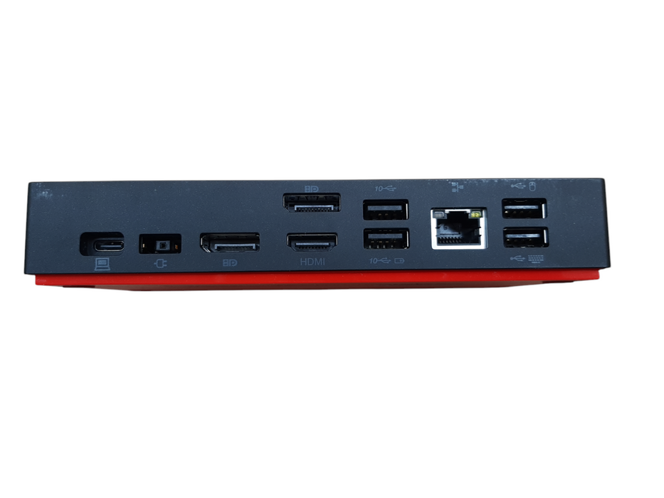 Lenovo Thinkpad USB-C Dock, Model LDA-KP w/ Genuine Lenovo 90W Power Supply Q