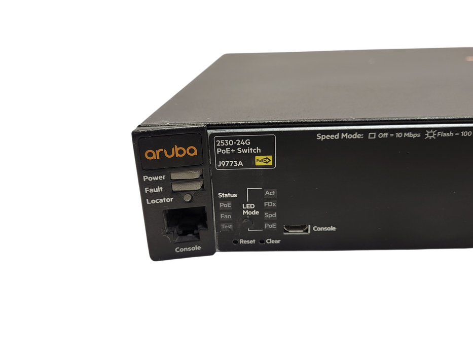 Aruba J9773A 2530-24G-PoE+ | 24 Port Gigabit PoE+ w/ 4x SFP Switch Q$