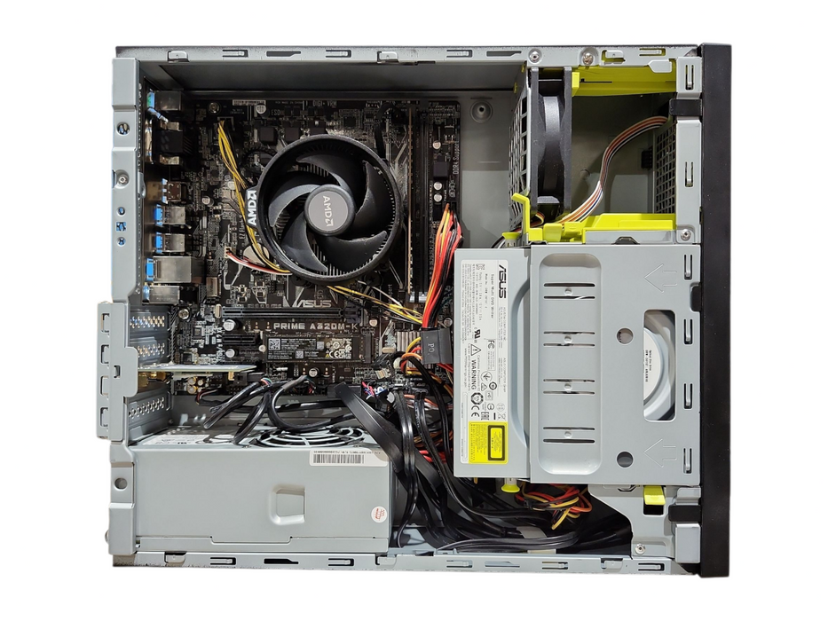 Custom PC, PRIME A320M-K, Ryzen 3 3200G, 16GB DDR4, 256GB NVMe