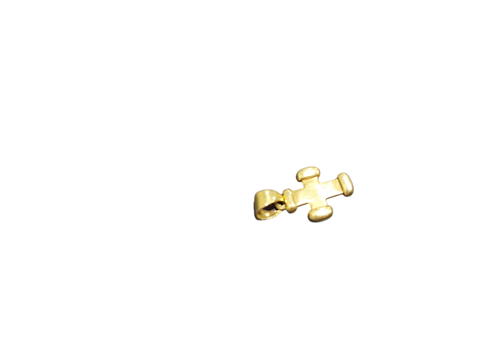 10K Gold Cross Pendant 1.9Grams No Stamping Inprint  =