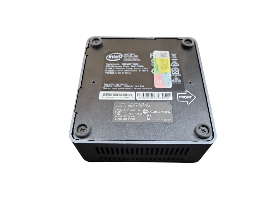 Intel Mini PC NUC NUC7i5BNB Core i5-7260U @2.20GHz 8GB DDR4 RAM, 256GB SSD !
