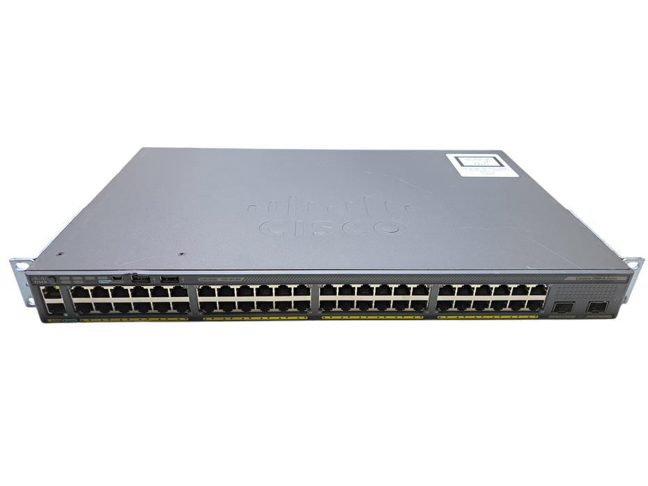 Cisco WS-C2960X-48TD-L V05 | 48-Port Gigabit Network Switch | 2x 10G SFP+