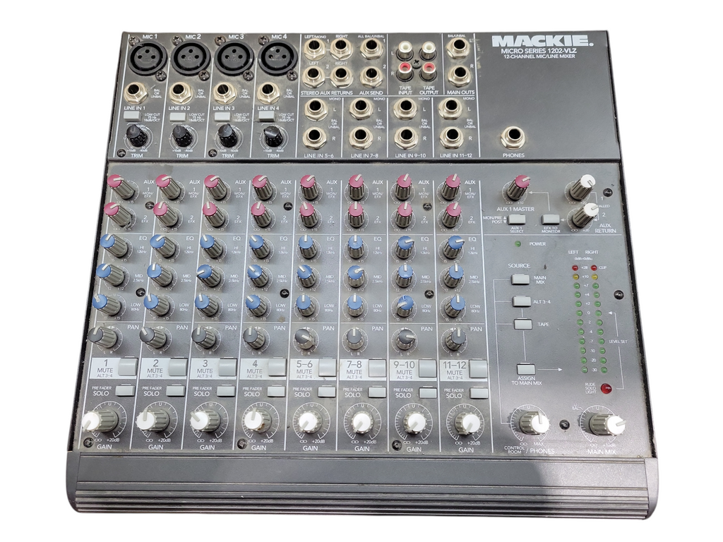 Mackie Micro Series 1202-VLZ 12-Channel Mic/Line Compact Mixer
