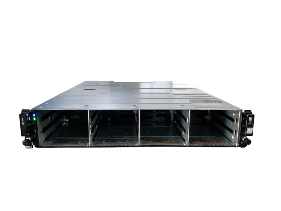 Dell PowerVault Storage MD1400 w/ 2x 12G-SAS-4 EMM Controllers 2x 600W PSUs