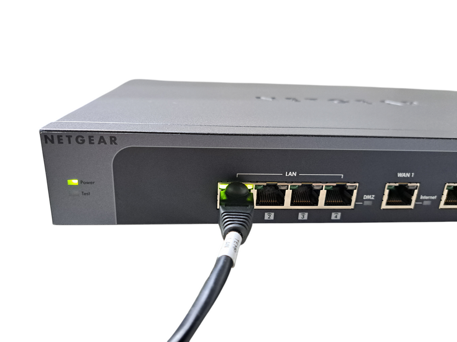 Netgear SRX5308 ProSafe Gigabit Quad WAN SSL VPN Firewall