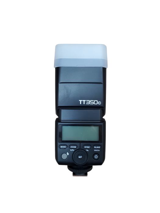 Godox TT350 Camera Flash + Case & Diffuser