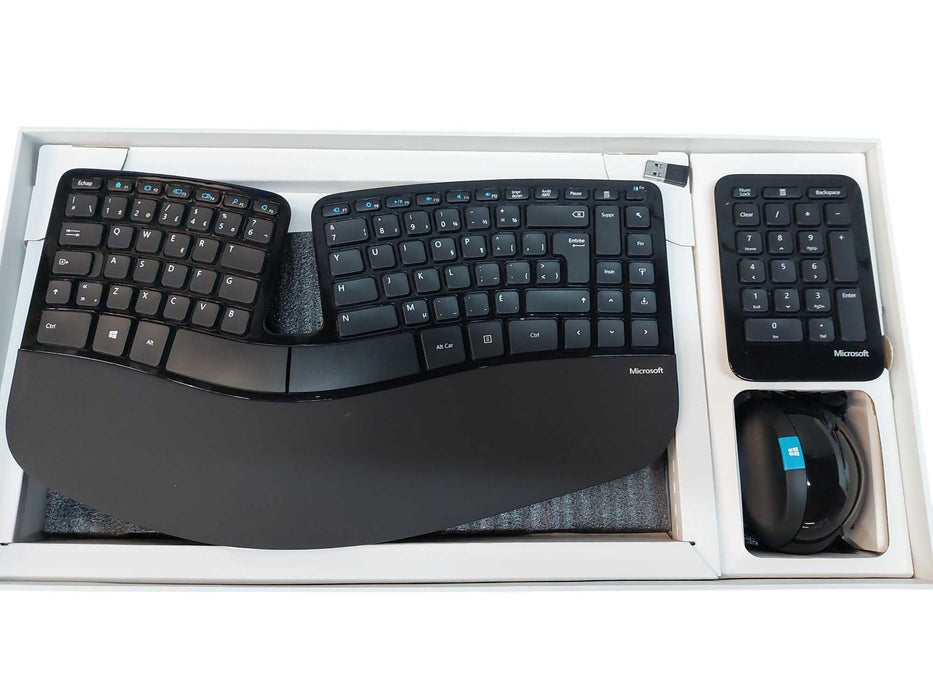 Microsoft Sculpt Ergonomic Desktop Wireless Keyboard Mouse Combo Model: 1559  =