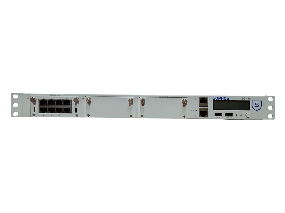 Sophos SG 230 REV.1 Firewall Security Appliance w/ 1x module