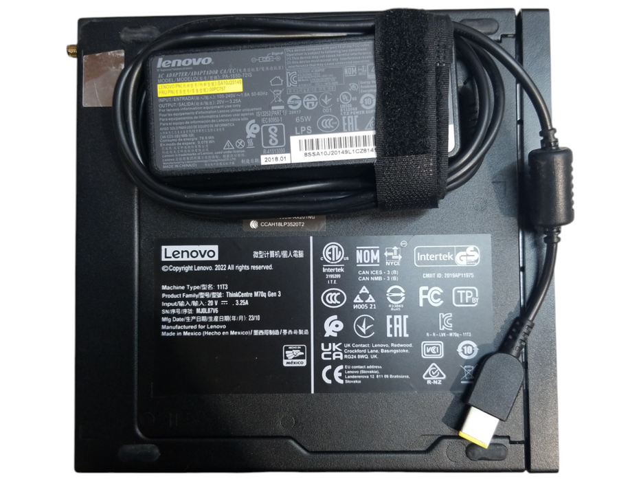 Lenovo ThinkCentre M70q Gen3 12th Gen i5-12400T CPU 16GB RAM - No HDD W/ AC Q