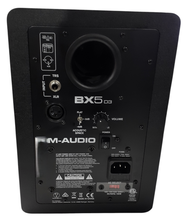 PAIR of M-Audio BX5D3 Speakers