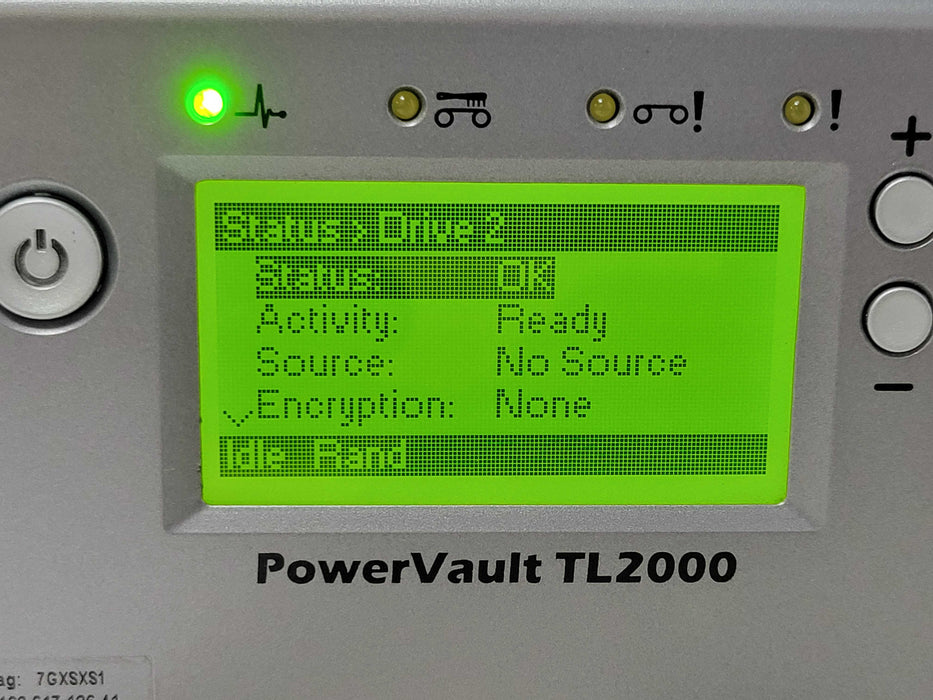 Dell PowerVault TL2000 2U 16-bay Tape Library w/ 2 x IBM LTO 6 SAS Drives _