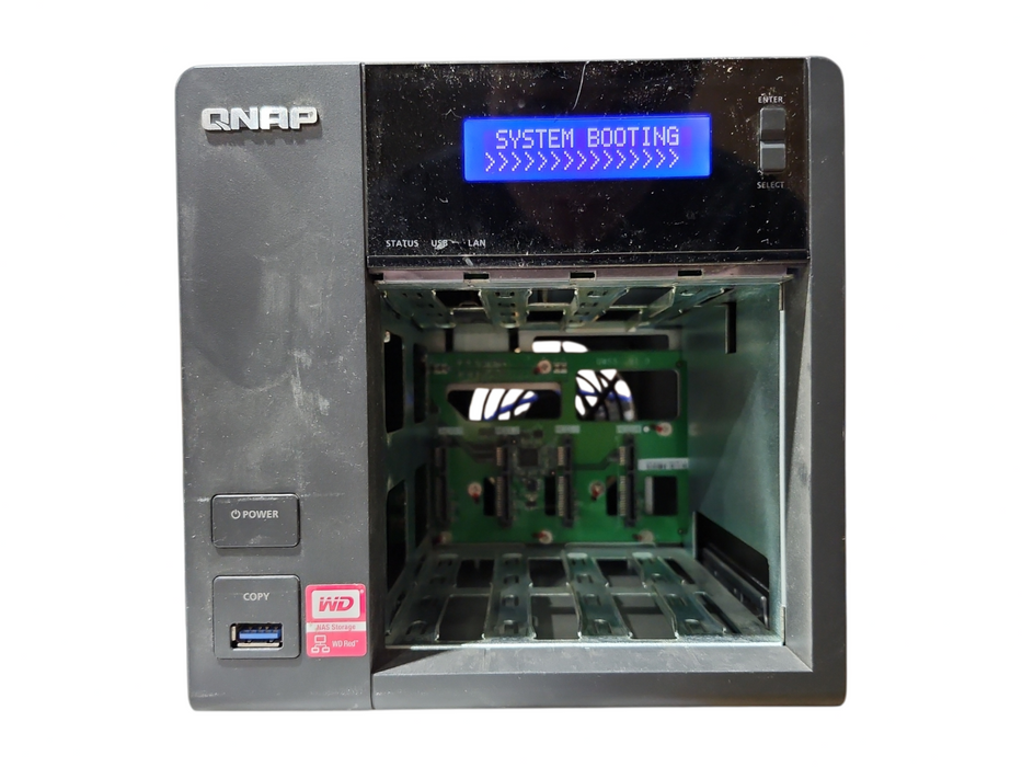 QNAP TS-453 Pro 4-Bay NAS, No Caddies, No HDD, READ
