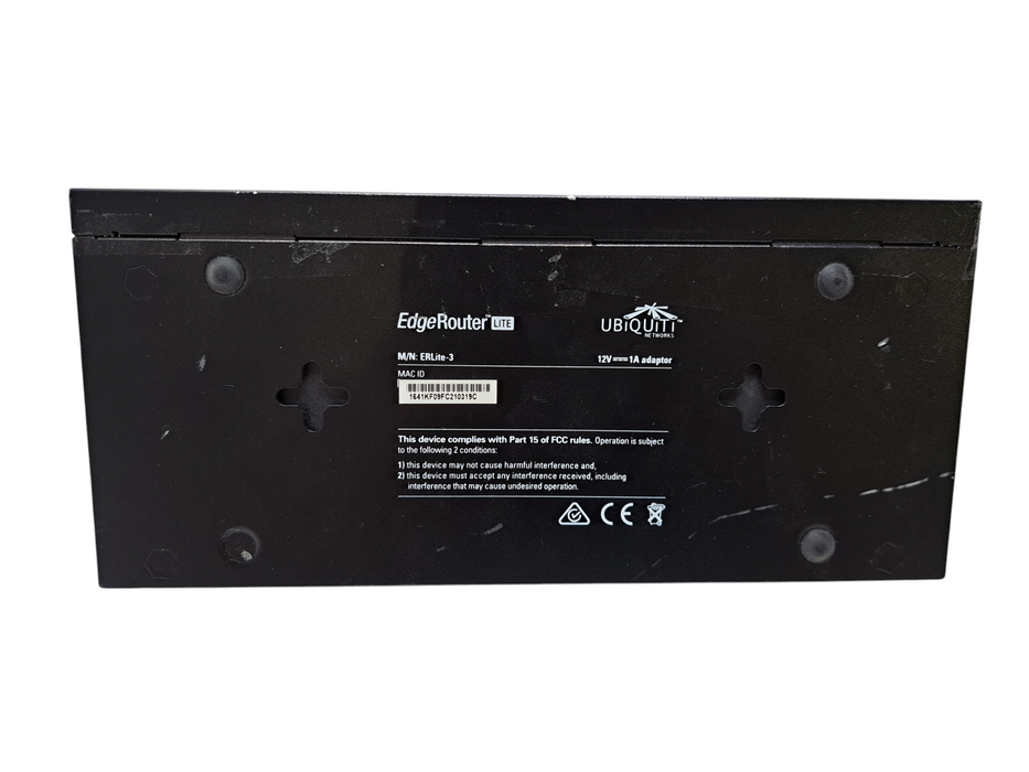 Ubiquiti ERLite-3 EdgeRouter Lite 3-Port Gigabit Fanless Router  )