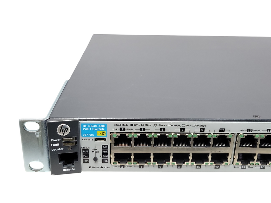 HP 2530-48G PoE+ Switch 48 Port Gigabit Ethernet PoE+ 4x 1G SFP Port - J9772A _