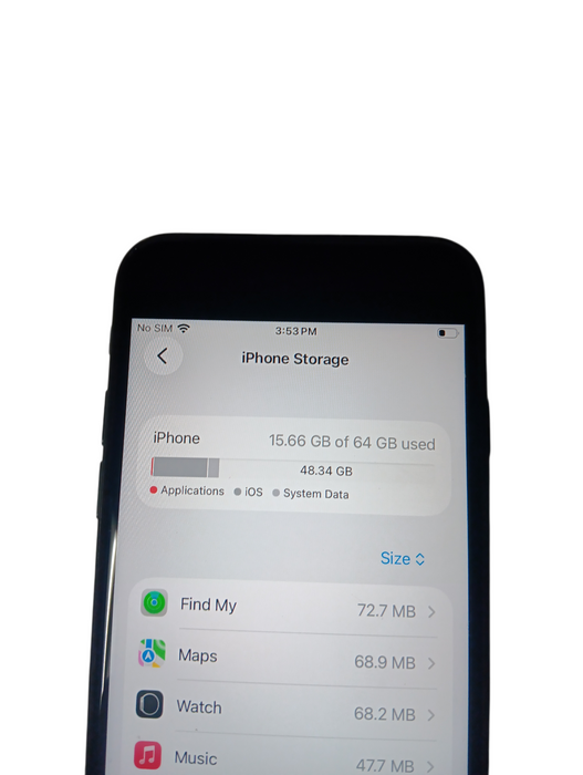 Apple iPhone SE 2 - 64GB - Black [A2275] Q