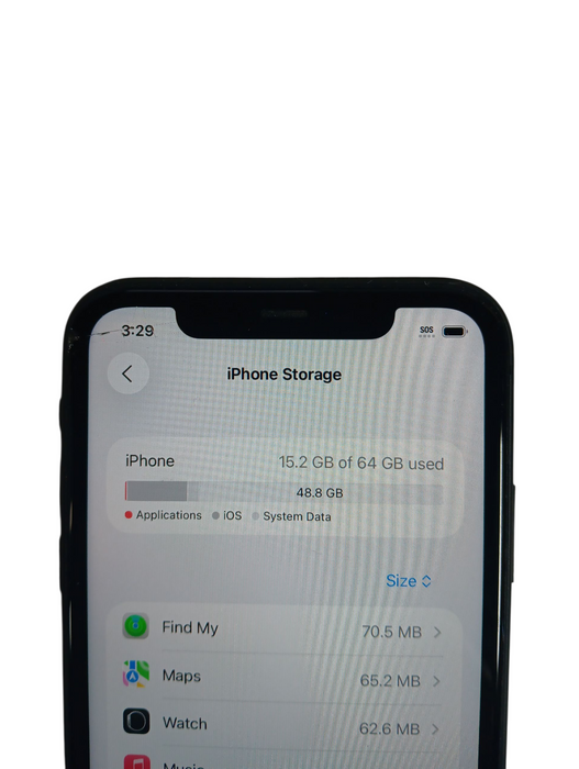 Apple iPhone 11 - 64GB - Black [A2111] READ