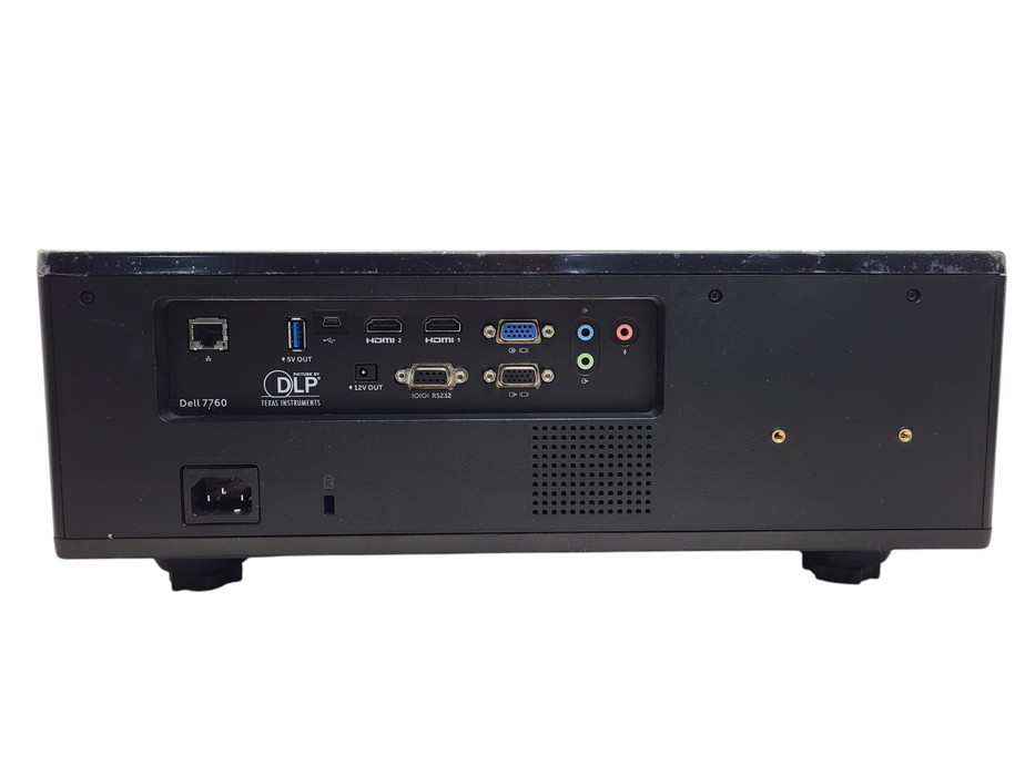 Dell Projector 7760 Full HD 1080P 5400 Lumens DSP Laser Projector w/ remote $