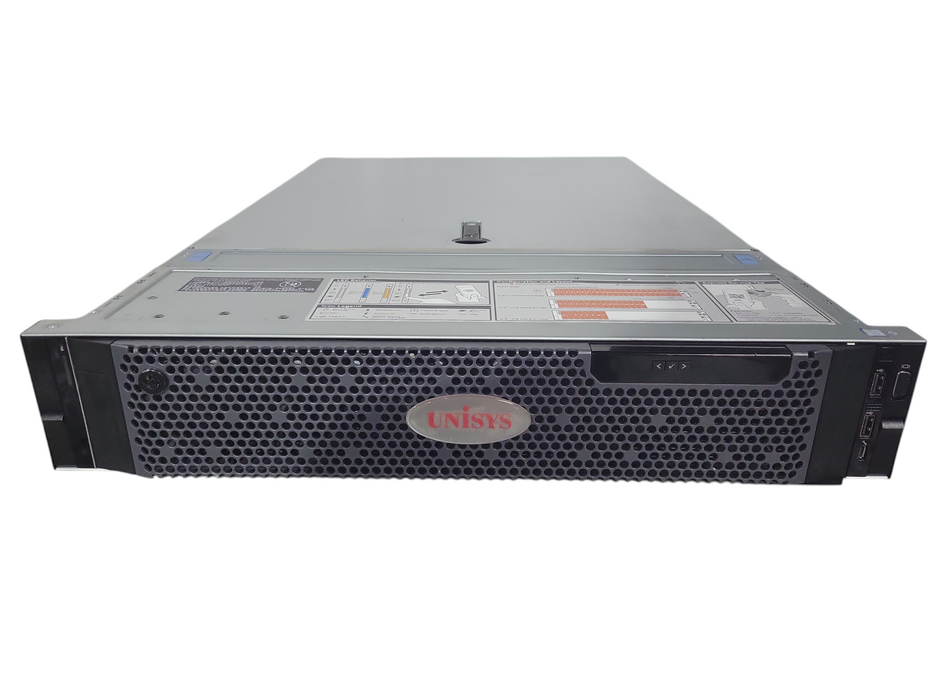 Dell/Unisys OEMR R740 8x 2.5" 2x Silver 4112 128GB RAM H730P RAID 2x PSU !