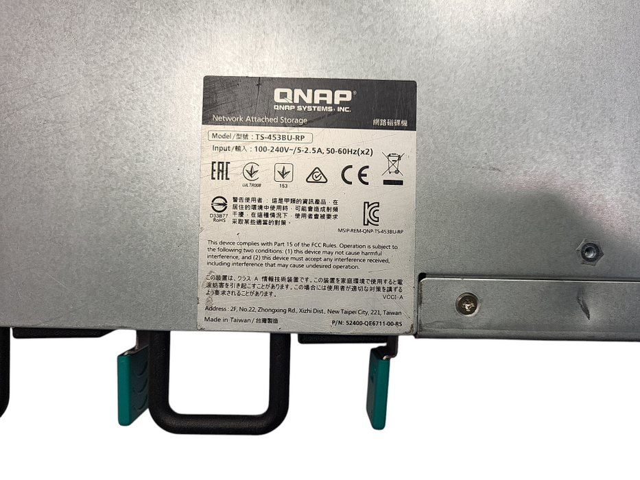Qnap TS-453BU-RP 4 Bay Network NAS Enclosure 1x 4TB HDD $