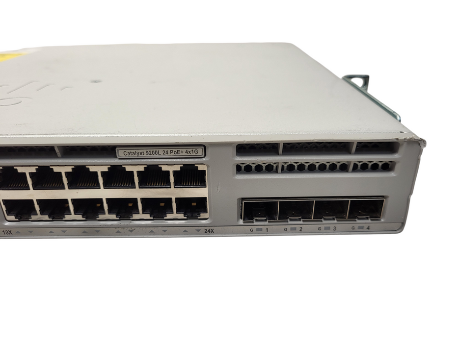 Cisco Catalyst C9200L-24P-4G-E v05 4x1G 24-Port PoE+ Gigabit Managed Switch READ $