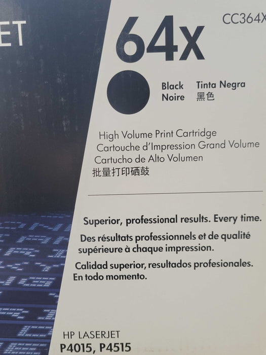 New HP CC364X Genuine Toner Cartridge HP 64X Toner for P4015, P4515 _