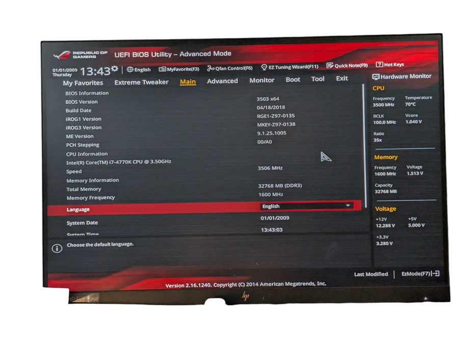ASUS ROG Maximus VII HERO Intel Core i7-4770K 32GB RAM Motherboard Combo  -