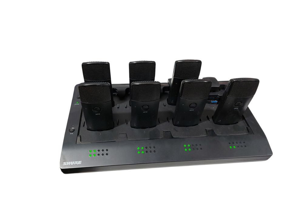 Bundle ShureMics1xSM58,31xMXW6/C Z10 & 3xMXW1/0 Z10 & 5 Shure Docks MXWNCS8 =