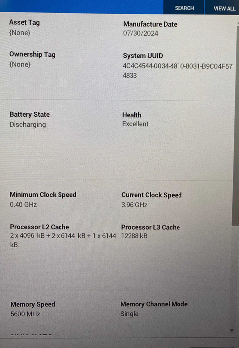 Dell Latitude 5450 15" Core Ultra 5 135U vPRO 16GB RAM 256GB SSD  Lap200
