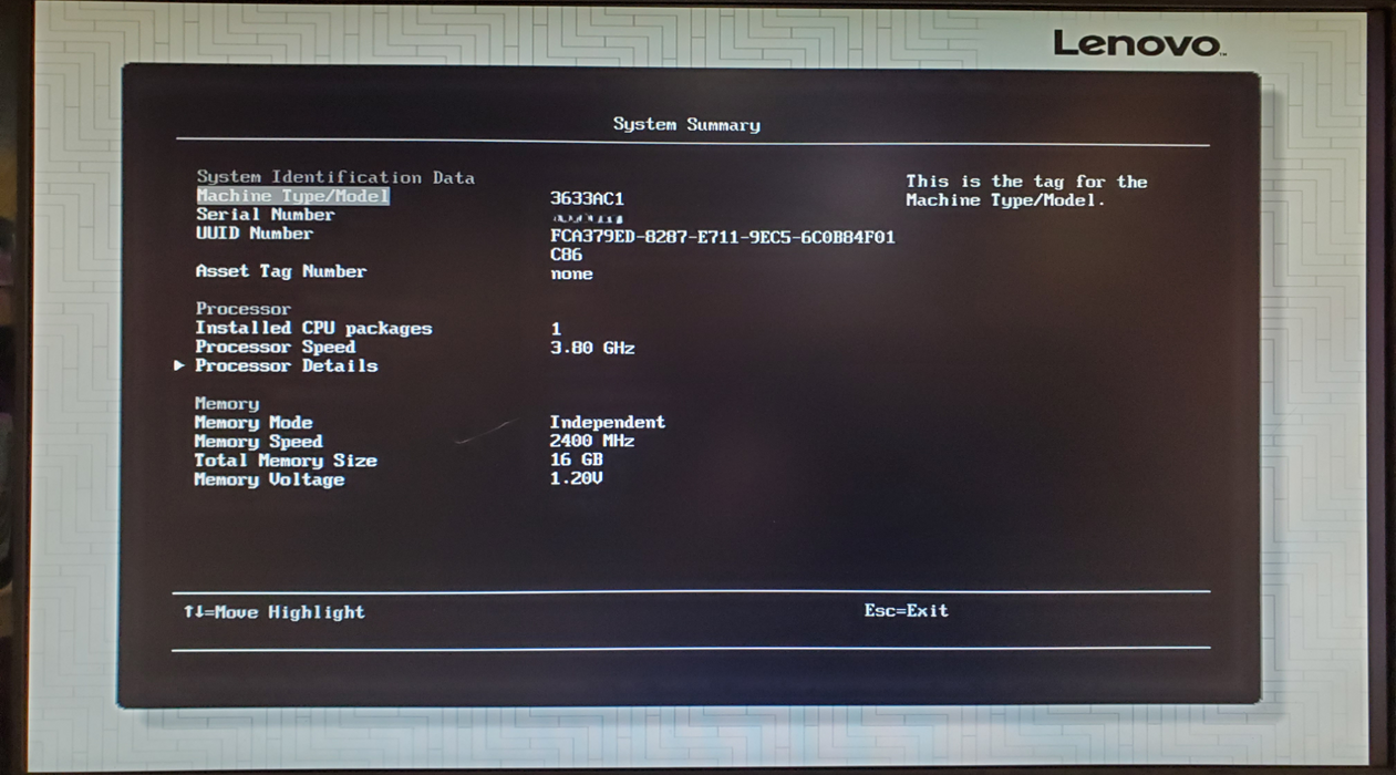 Lenovo System X3250 M6 1x Xeon E3-1270 v6 16GB DDR4 M1215 - No HDD