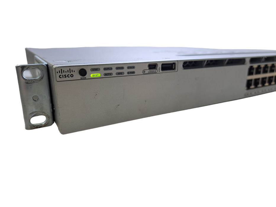 Cisco WS-C3850-24T-S V04 | 24-Port Gigabit Switch, 1x 350W PSU *READ*