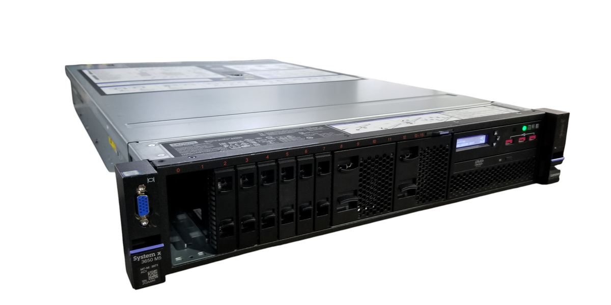 Lenovo System x3650 M5, 1x Xeon E5-2620v4 @2.10GHz, 32GB DDR4